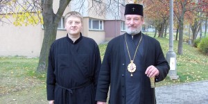 Олег Махнёв с Архиепископом Христофором